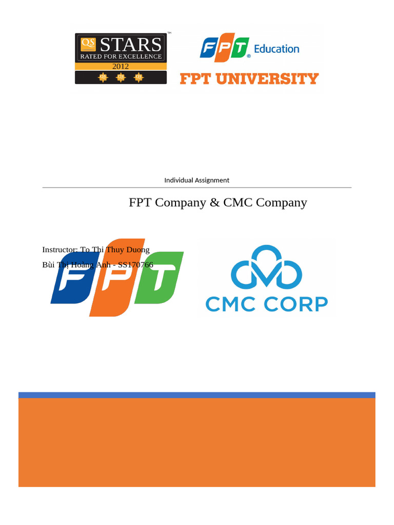 FPT & CMC Companies Financial Analysis | PDF | Equity (Finance ...