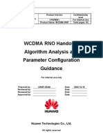 WCDMA RNO Handover Algorithm Analysis and Parameter Configurtaion Guidance-20050316-A-1.0