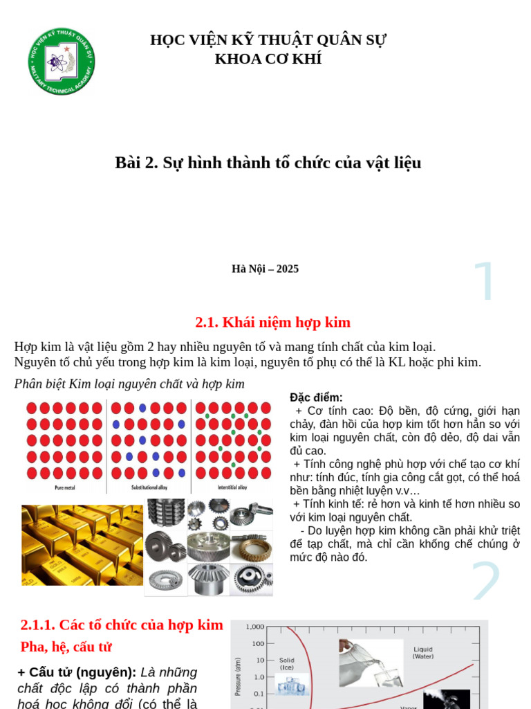 B2. S Hình Thành T CH C VL (9t) | PDF