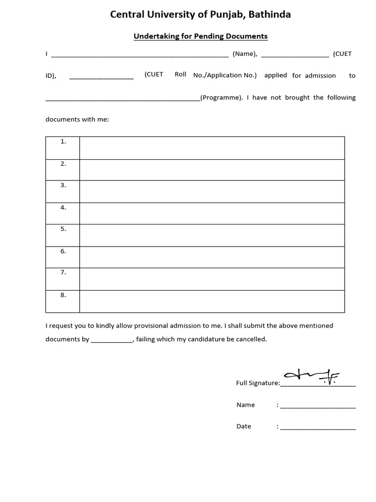 Undertaking Signed PDF 250526 152511 | PDF