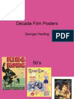 Decade Film Posters: Georgia Harding