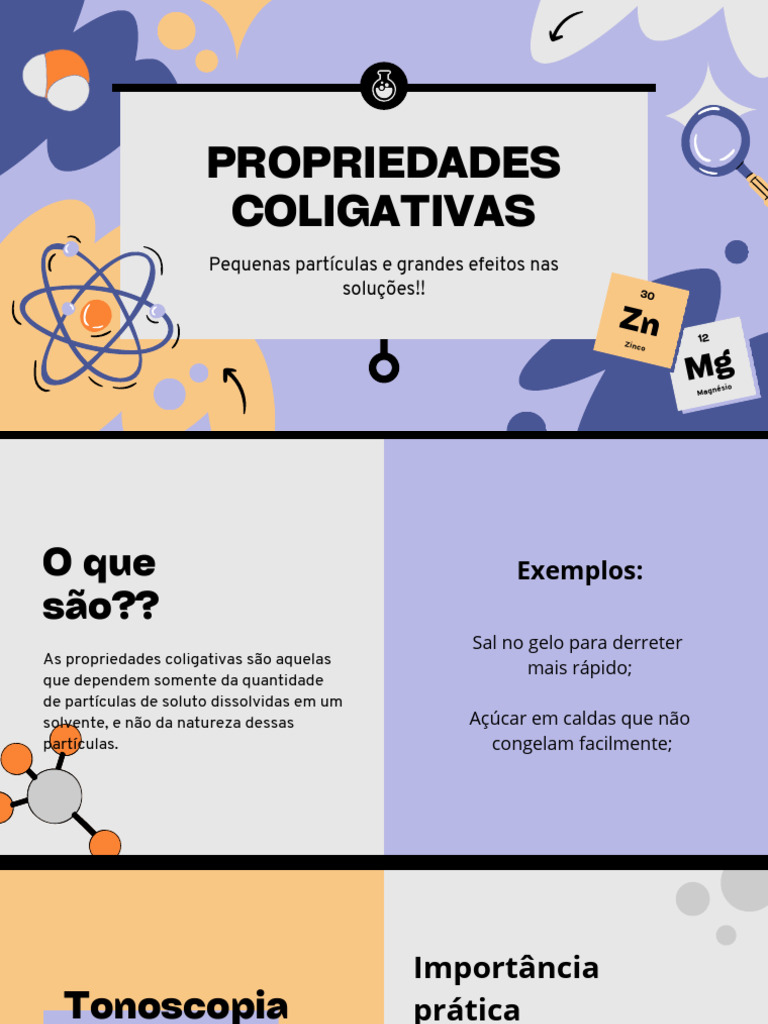 Propriedades Coligativas 20250528 203746 0000 | PDF | Osmose | Química