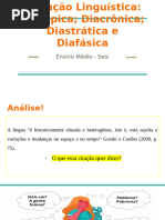 Variações Linguísticas: Diatópica e Diastrática | PDF