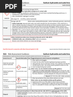 Sodium Hydroxide Risk Assessment Guide | PDF | Sodium Hydroxide ...