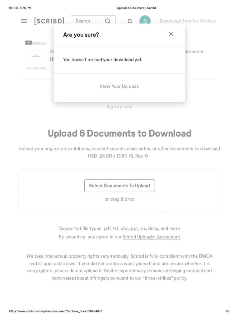 Upload Documents on Scribd Easily | PDF | Scribd | Computing