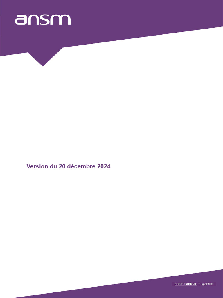 Positionnements ANSM sur les DM | PDF | Dispositif médical | Médecine
