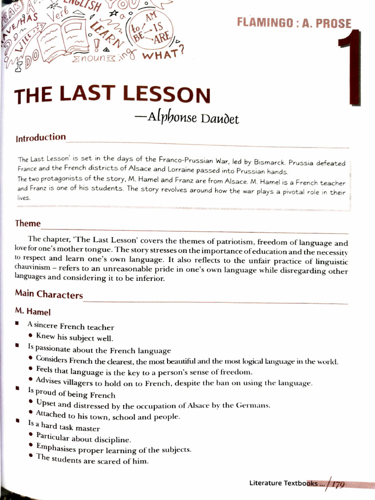 The Last Lesson: Language and Patriotism | PDF | Linguistics