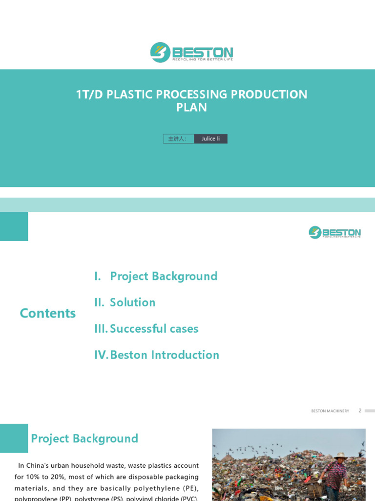 Plastic Waste Processing Solutions | PDF | Plastic | Waste