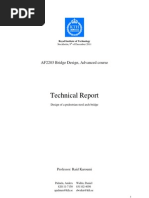 Technical Report: AF2203 Bridge Design, Advanced Course