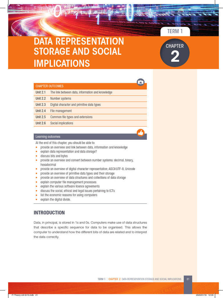 Data Representation and Storage Insights | PDF | Byte | Data