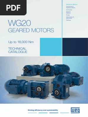 WG20 Geared Motors Overview | PDF | Gear | Engines