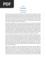 The Lottery By Shirley Jackson Pdf