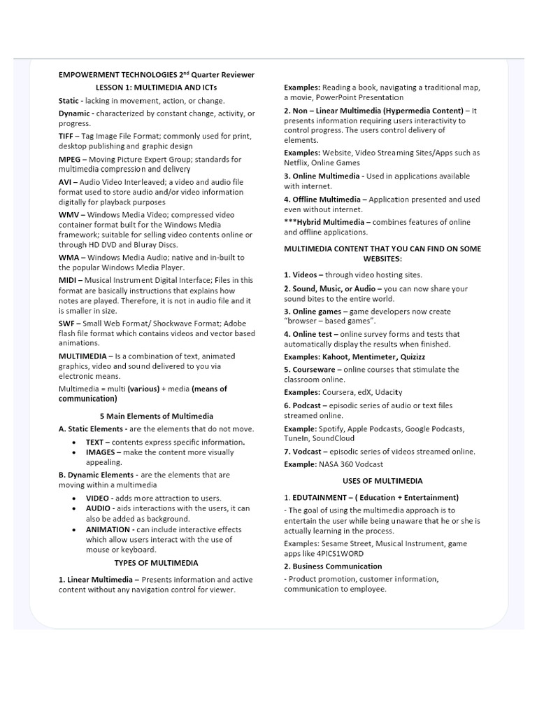 Empowerment Technology q2 | PDF