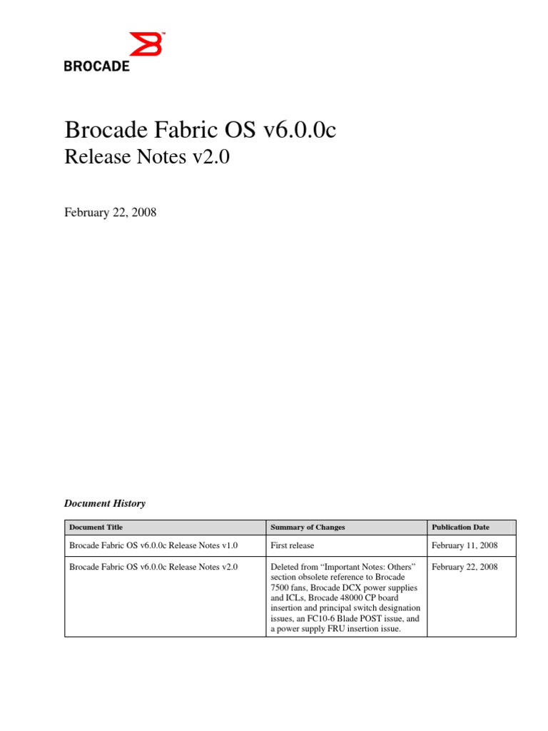 Brocade Fabric OS v6.0.0c PDF Quality Of Service Operating System