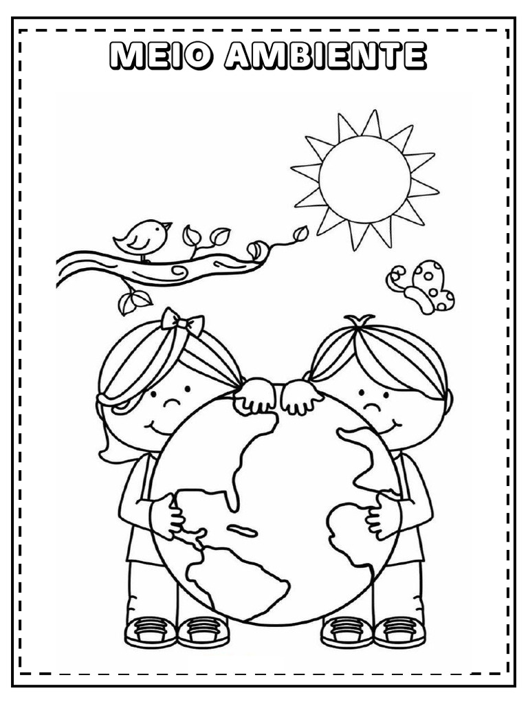 Desenhos Meio Ambiente para Colorir | PDF
