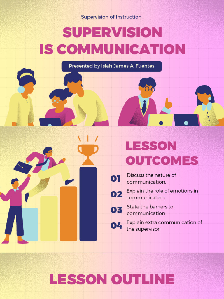 Effective Communication in Supervision | PDF | Communication ...