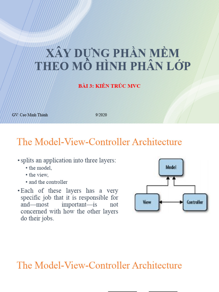 MVC Architecture in Software Development | PDF | Model–View–Controller ...