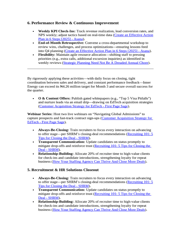 Performance Review Continuous Improvement Pdf Educational