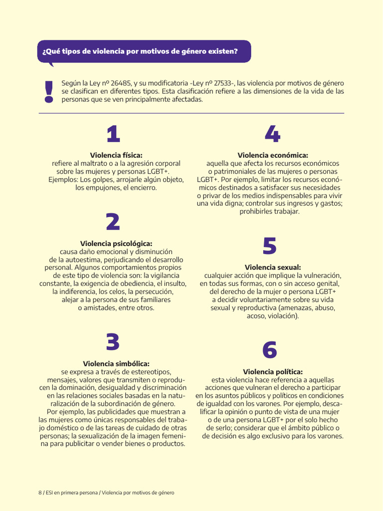 Cuadernillo 1 Violencia Por Motivos de Genero Final-8-10 | PDF ...