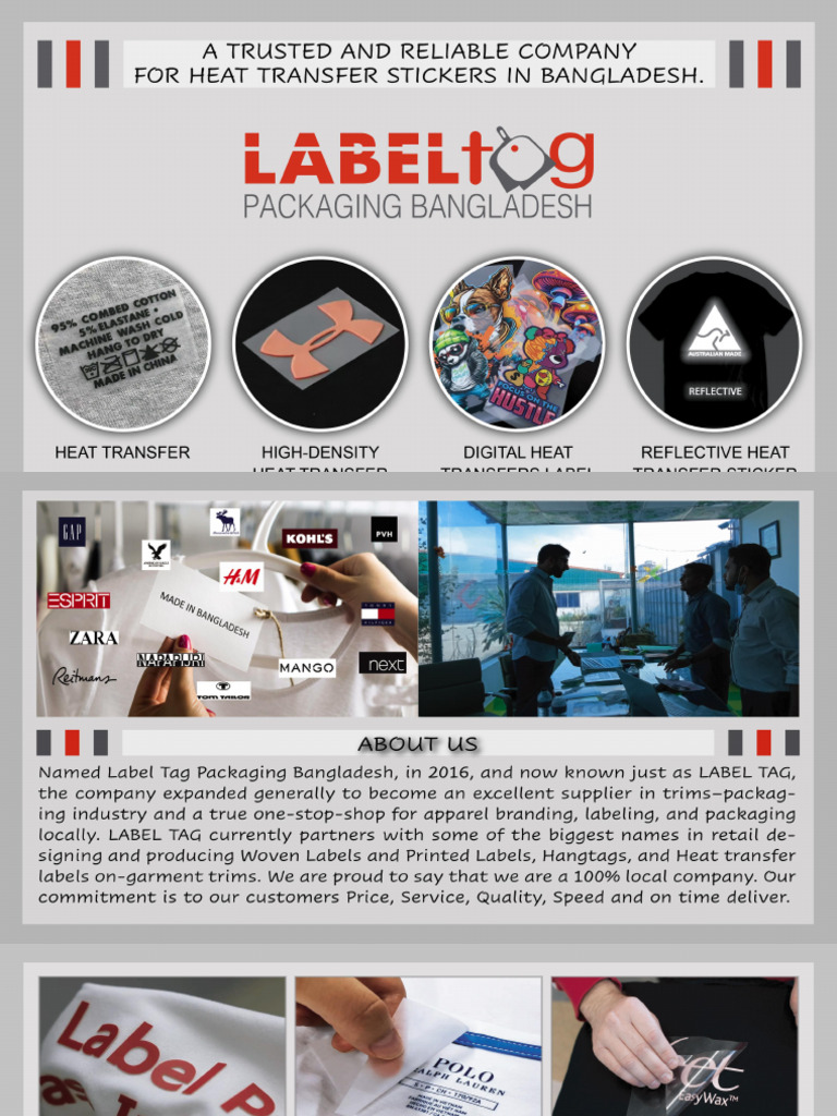 Label Tag Packaging Bangladesh | PDF
