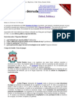 fútbol política y espacios híbridos