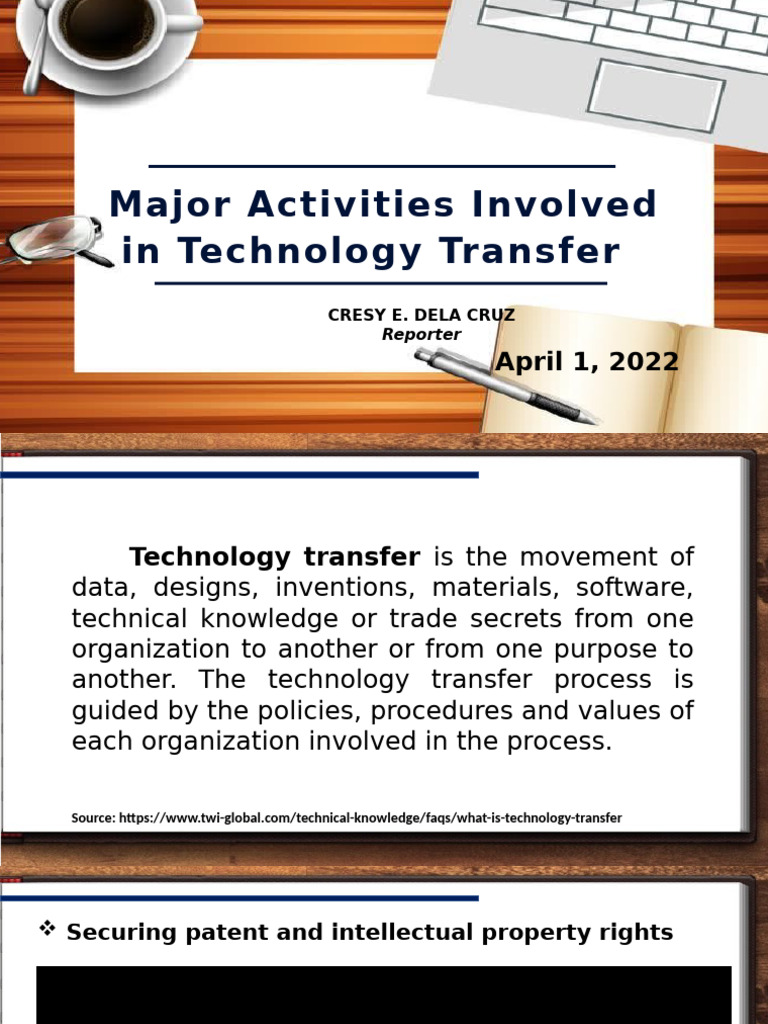 Technology Transfer Overview Report | PDF | Patent Application | Patent