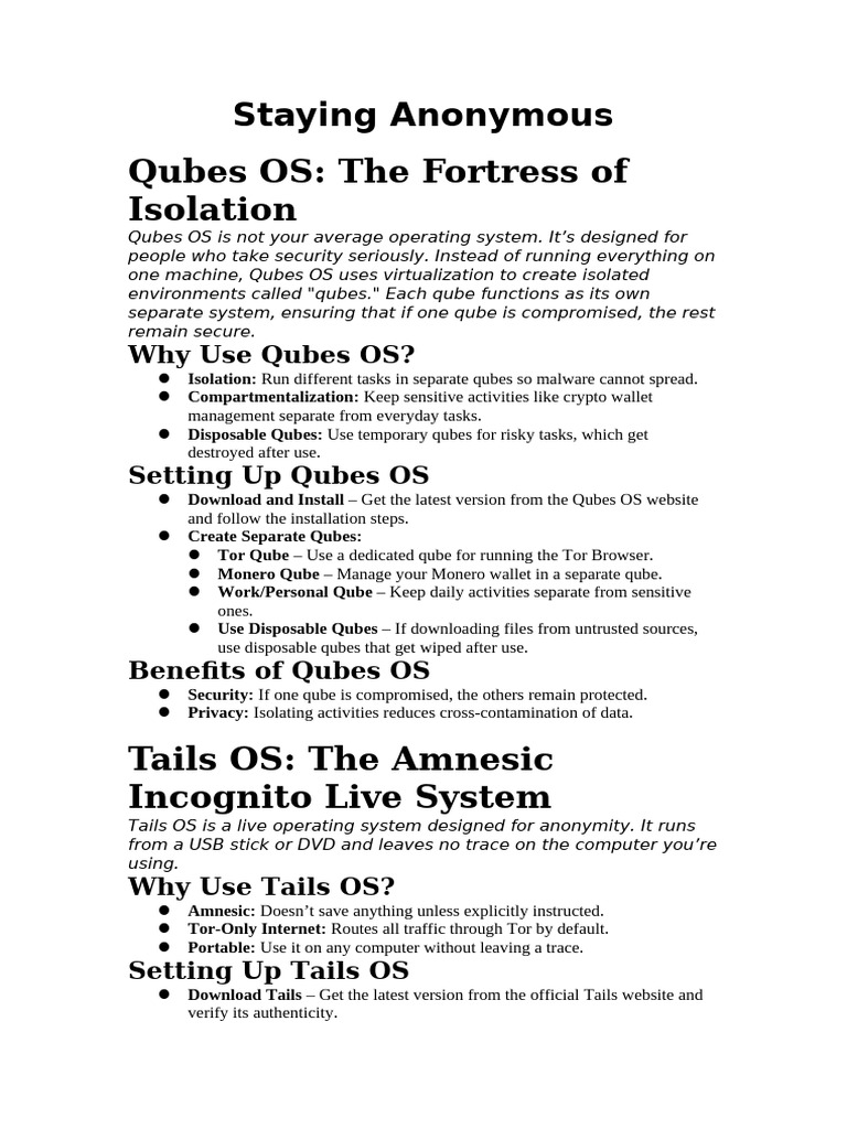 Qubes OS | PDF | Encryption | Security