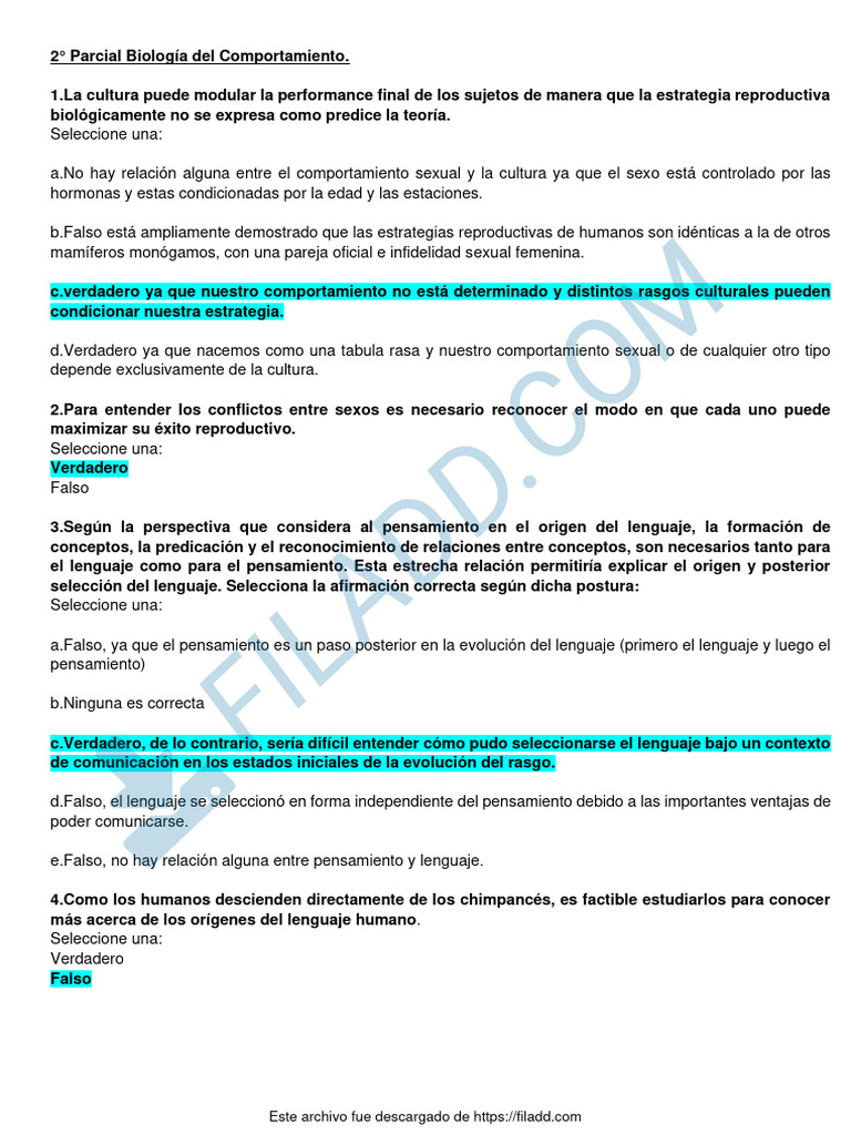 2 Parcial Bio 2c 6 | PDF | Evolución | Heredabilidad