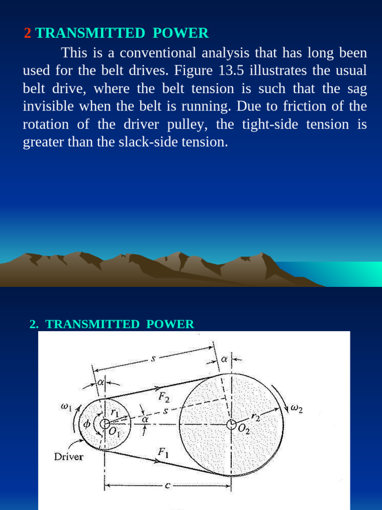 Belt Drives - Part 2 (Sending 2025) | PDF | Belt (Mechanical) | Force