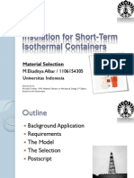 Insulation For Short-Term Iso Thermal Containers