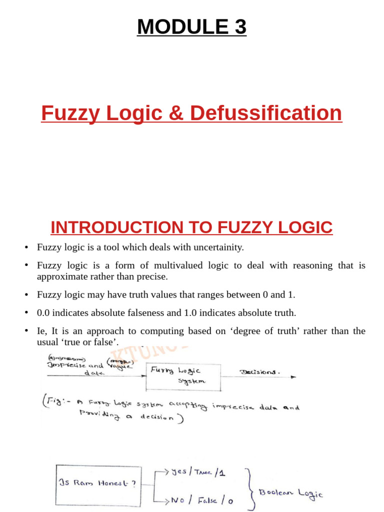 Fuzzy Logic and Defuzzification Overview | PDF | Function (Mathematics ...