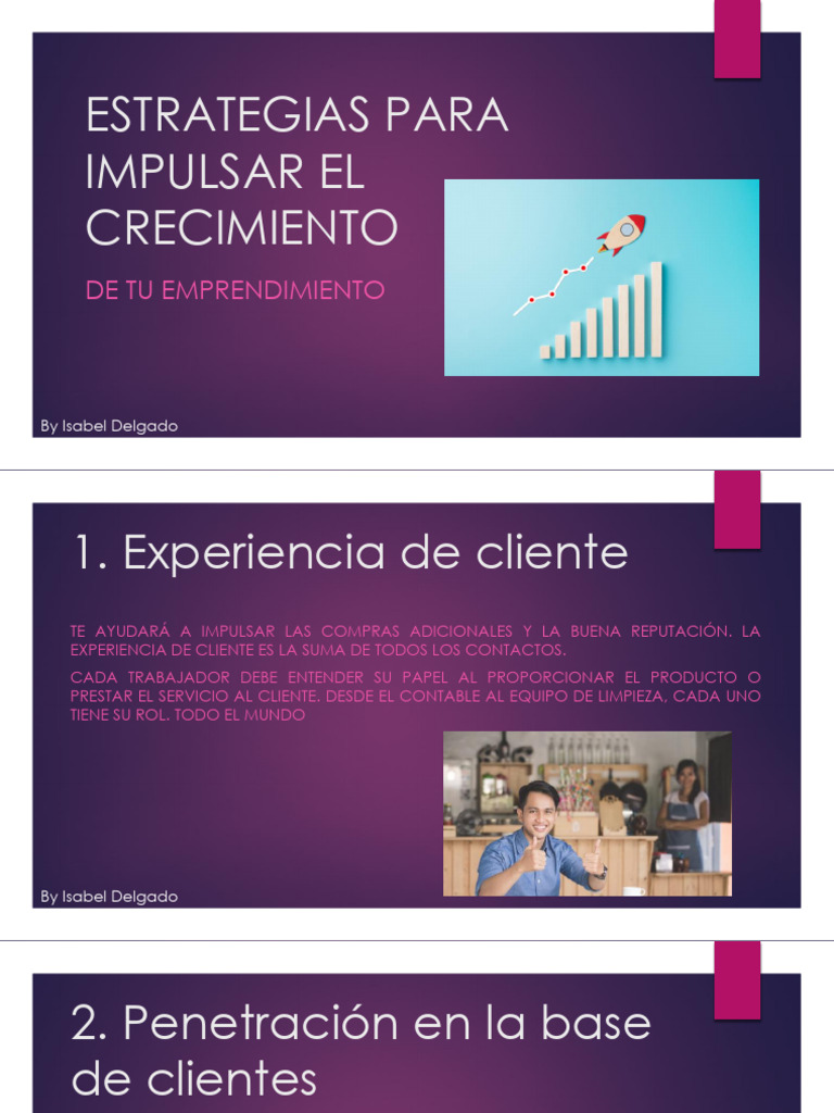 Estrategias para Impulsar El Crecimiento Clase 6 | PDF | Cliente ...