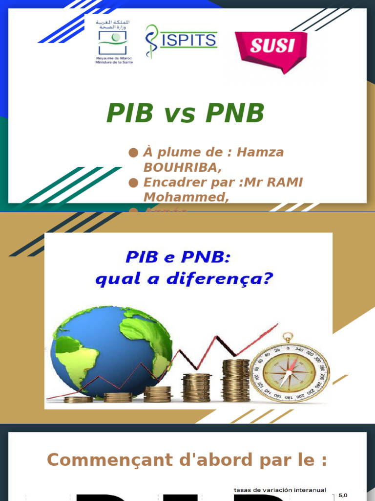 Différences entre PIB et PNB | PDF | Produit intérieur brut | Économie