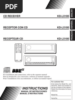 Jvc CD Player