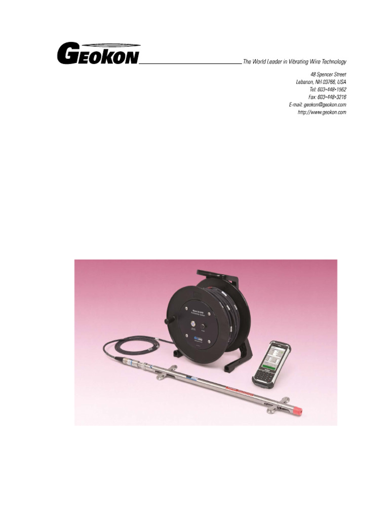 GK-604D Inclinometer Manual | PDF | Computing | System Software
