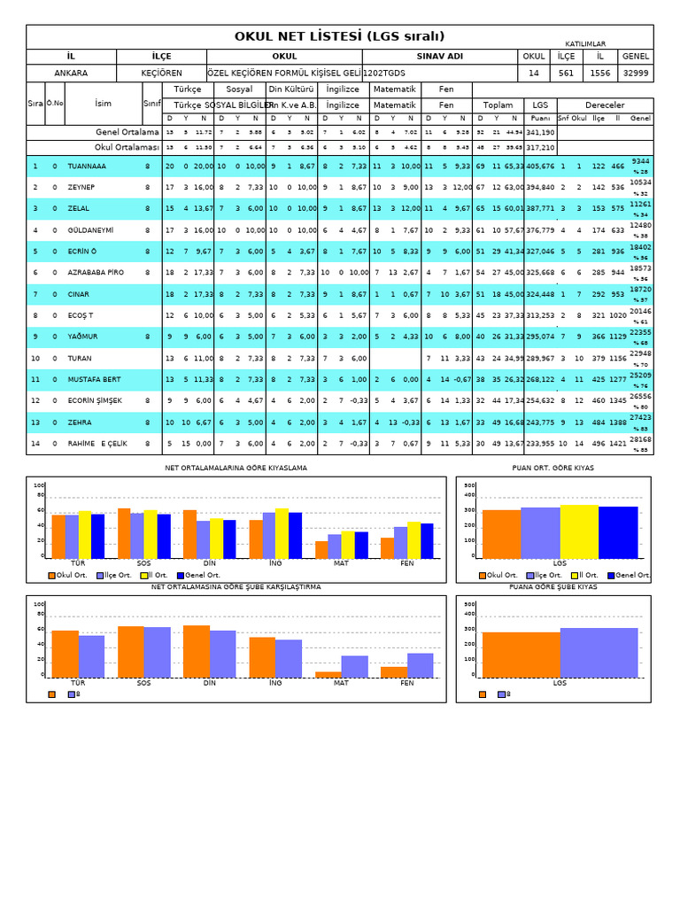 Fen Test | PDF