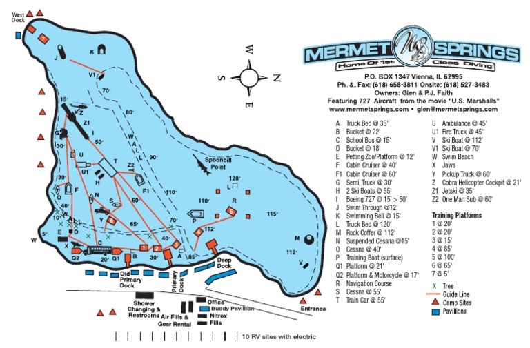 Mermet Springs Dive Site Overview | PDF