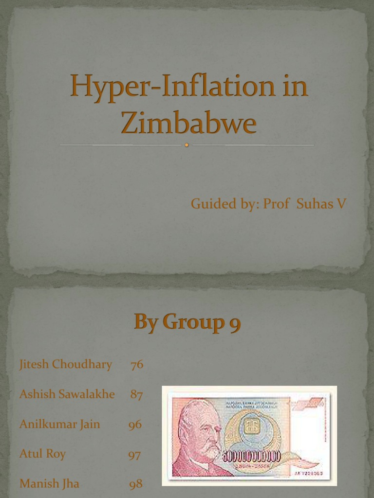 Hyperinflation Crisis in Zimbabwe | PDF | Inflation | Money