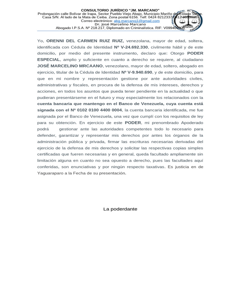Poder Bancario | PDF