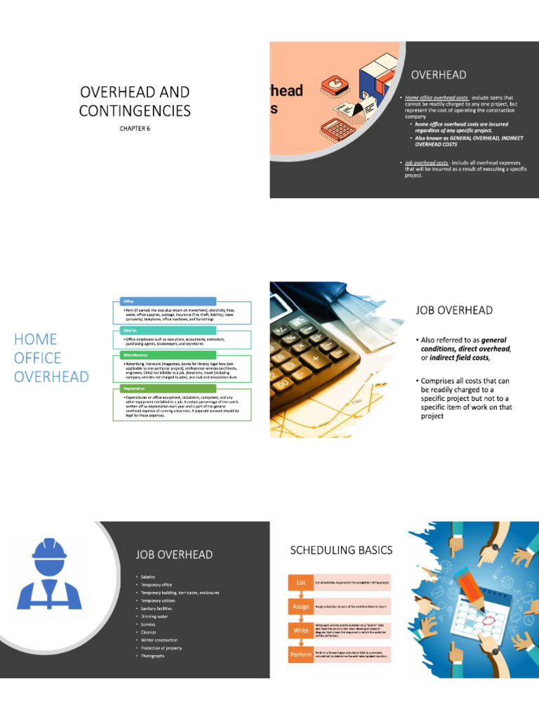 Overhead and Contingencies | PDF