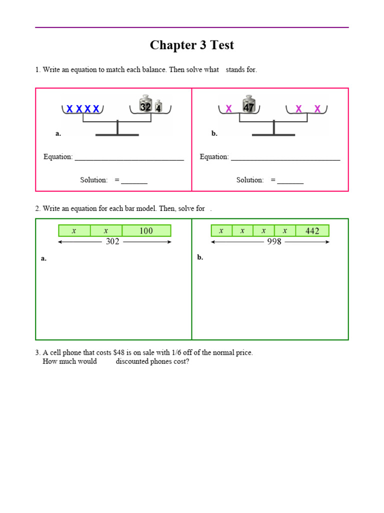 Test Chapter 3 | PDF