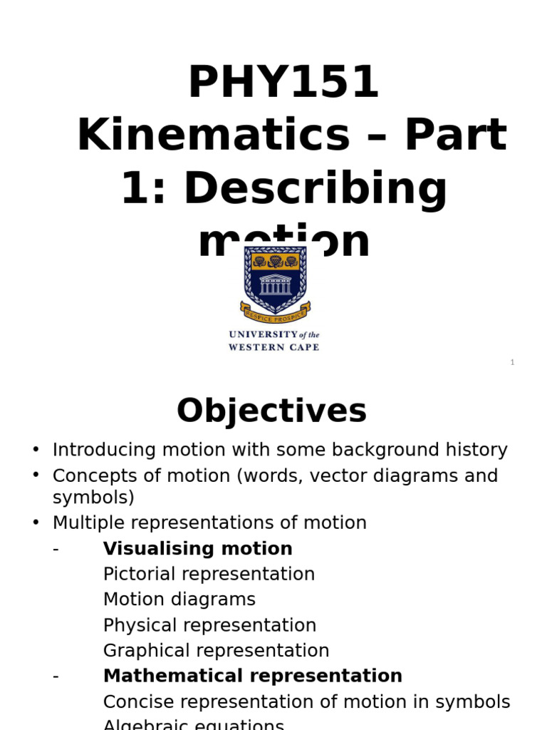 Understanding Kinematics and Motion | PDF | Speed | Velocity
