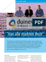 Drukkerij Duineveld (In: Magazine Bollenstreek Intobusiness - Maart 2012 - p.24-25)