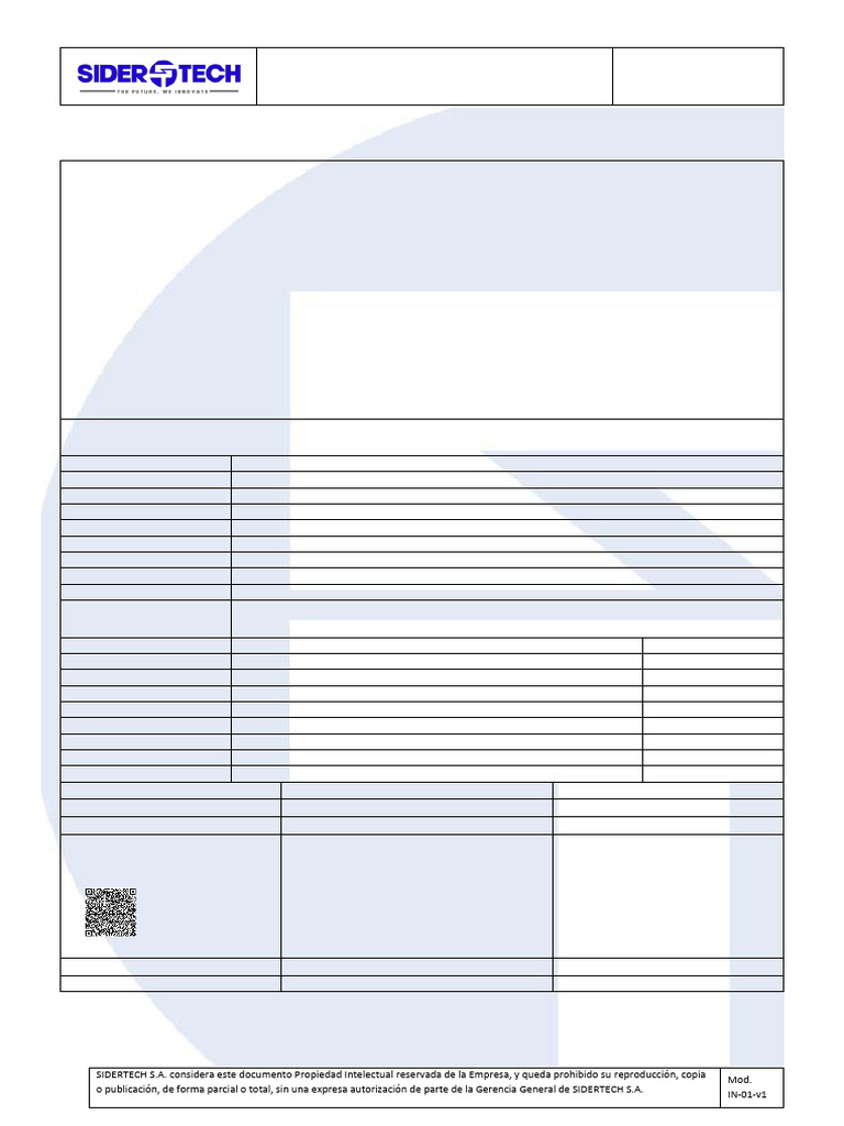 Procedimiento de Reconocimiento Sidertech | PDF | Riesgo