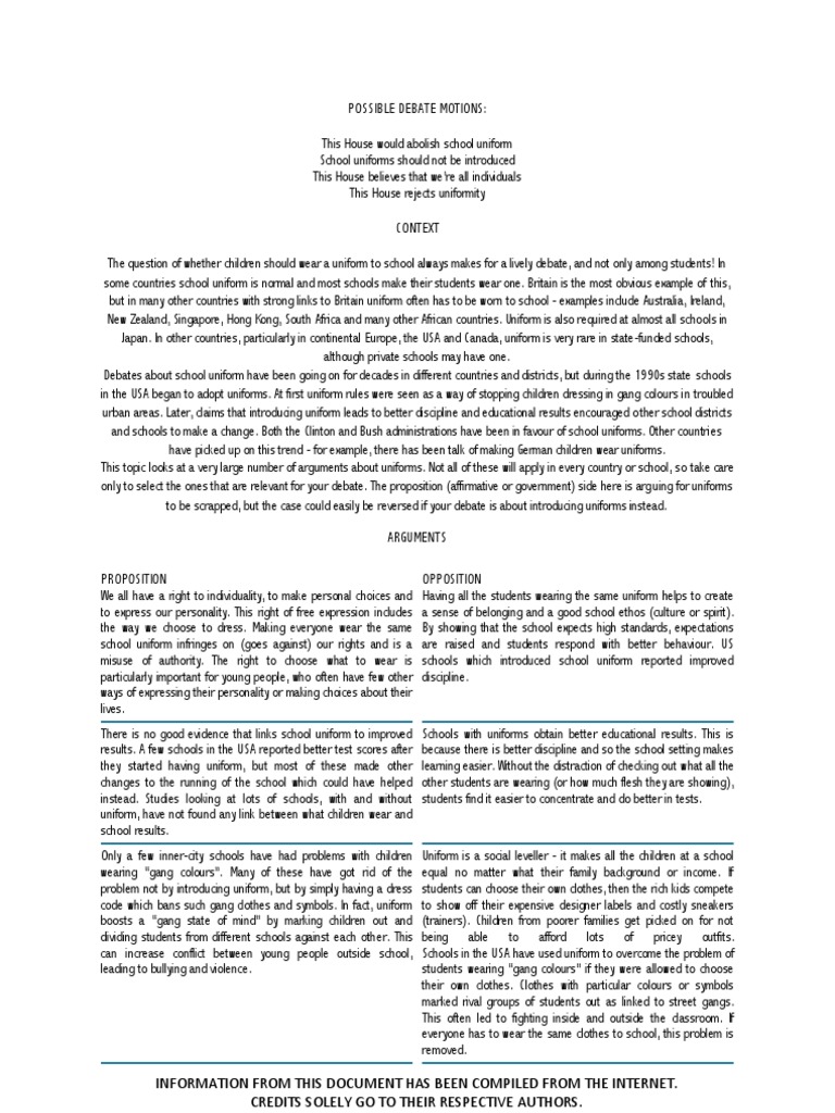 THBT School Uniforms Should Be Abolished Hijab Clothing