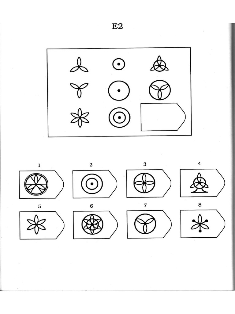 Test Raven de Matrices Progresivas Cuadernillo Bis Page 0050 | PDF