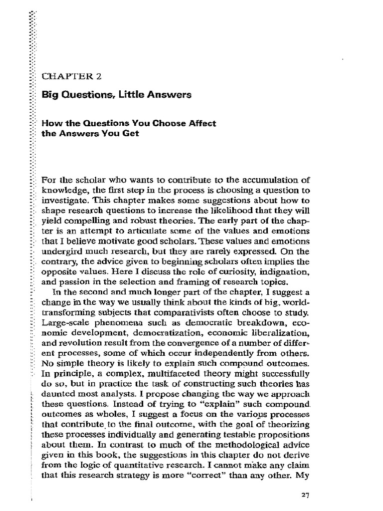 Crafting Effective Research Questions | PDF | Theory | Curiosity