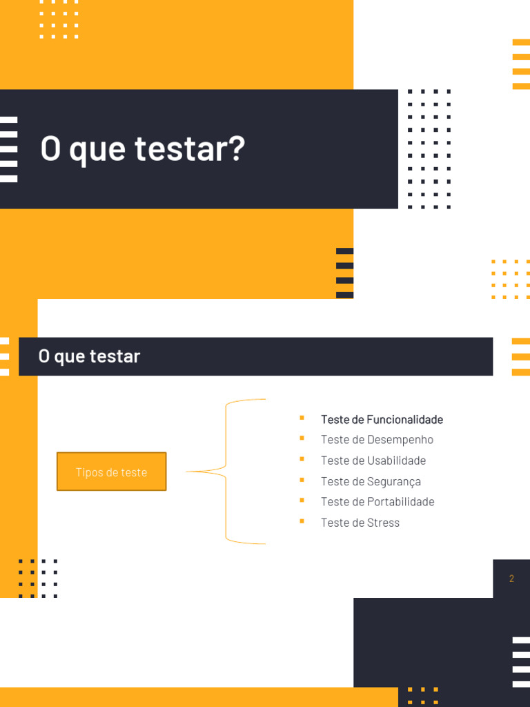 14 - O Que Testar | PDF | Testes de software | Usabilidade