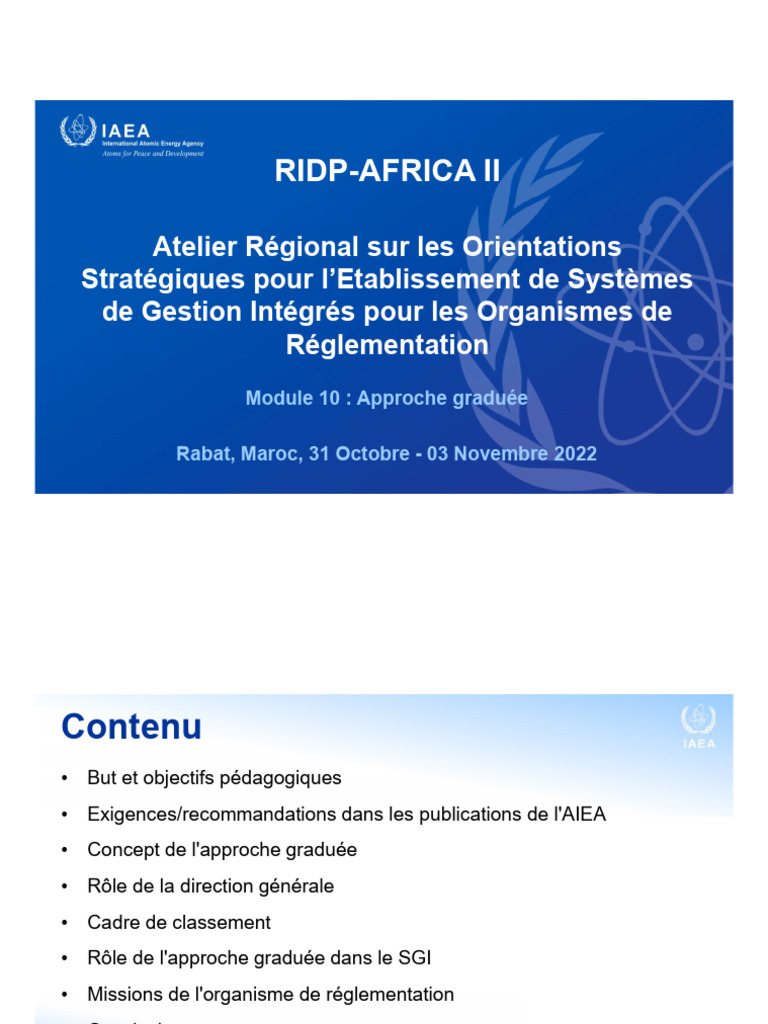 Approche graduée en gestion intégrée | PDF | Sécurité | Risque