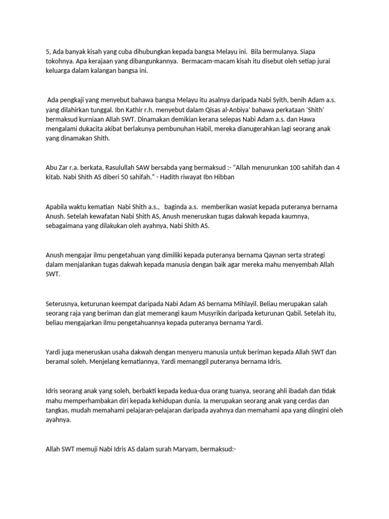 Bangsa Melayu | PDF